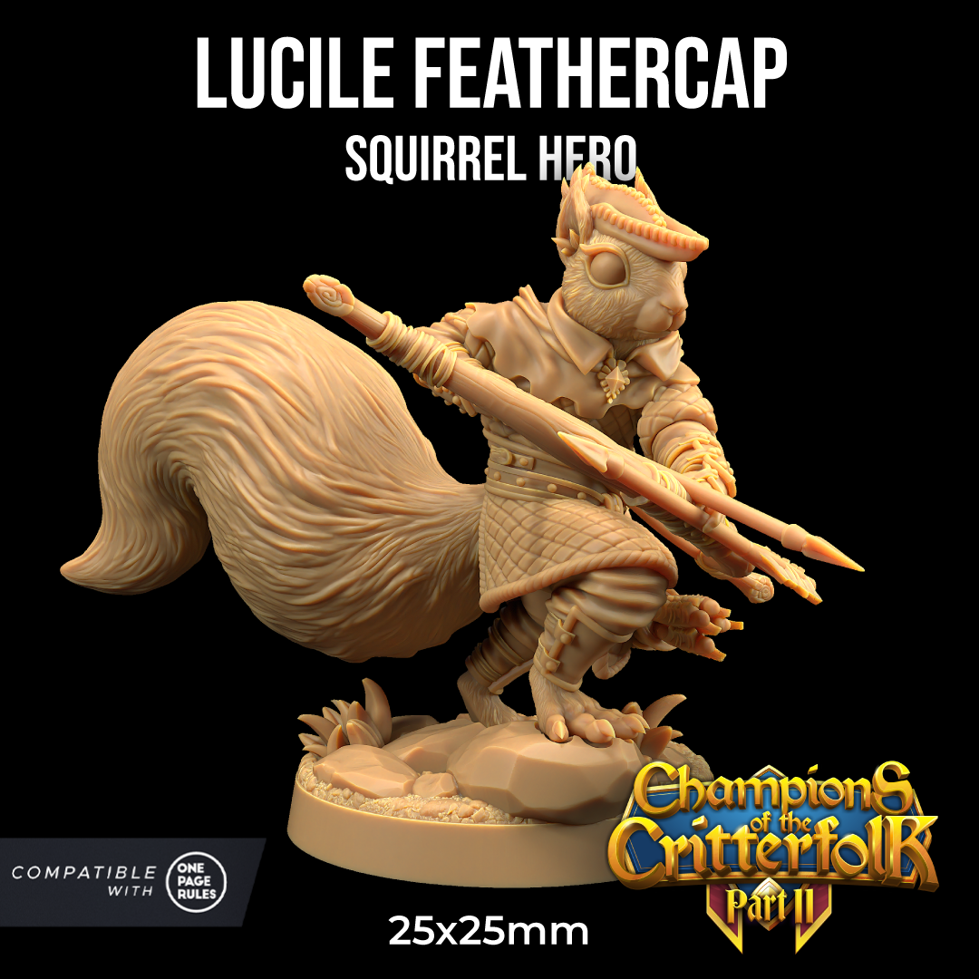 Lucile Feathercap | PRESUPPORTED | Champions of The Critterfolk Pt. II
